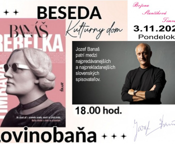 Aktuality / Pozvánka na besedu s Jozefom Banášom  - foto