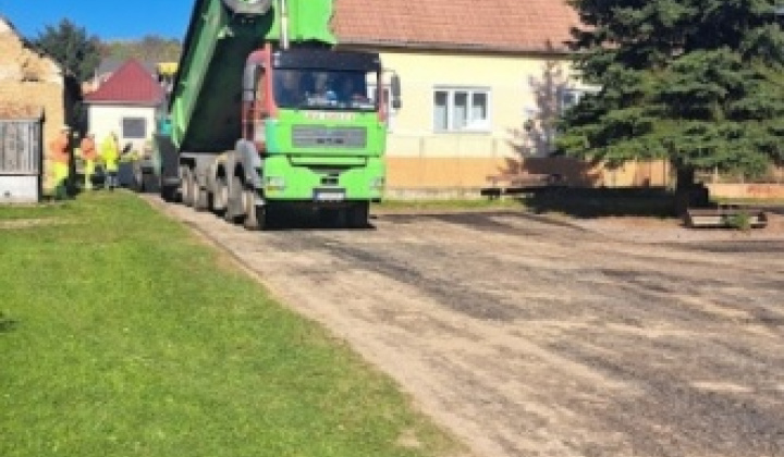 Rekonštrukcie cesty UDERINÁ 2025