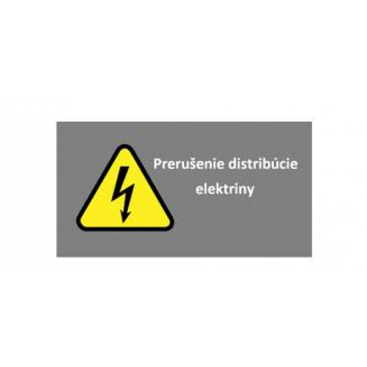 Oznámenie o perušení distribúcie elektriny 21 11 2023